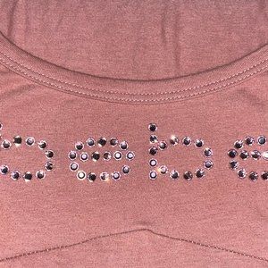 Pink Sparkle  "BEBE" Shirt